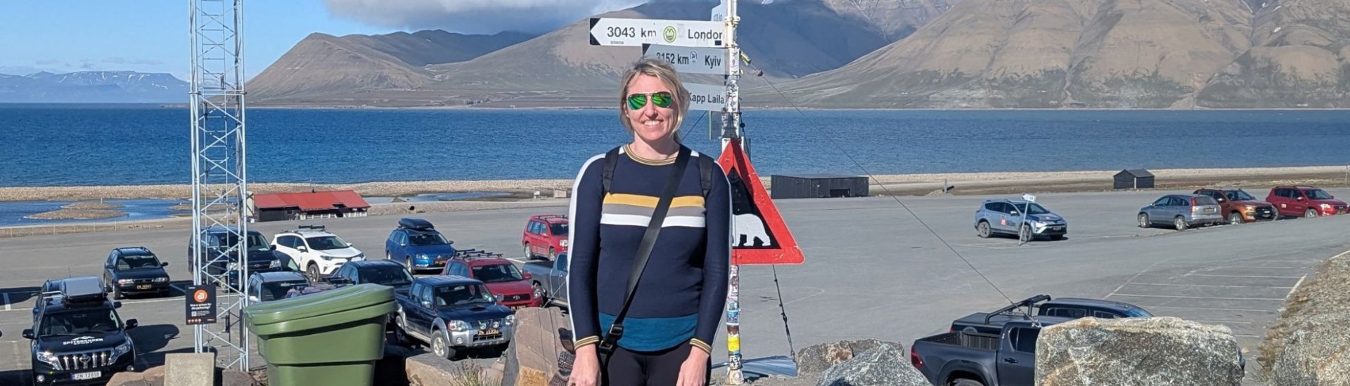 Sarah in Svalbard