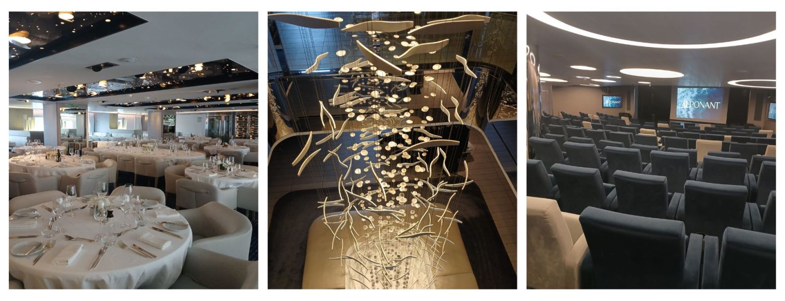 PONANT Le Lyrial restaurant and theatre