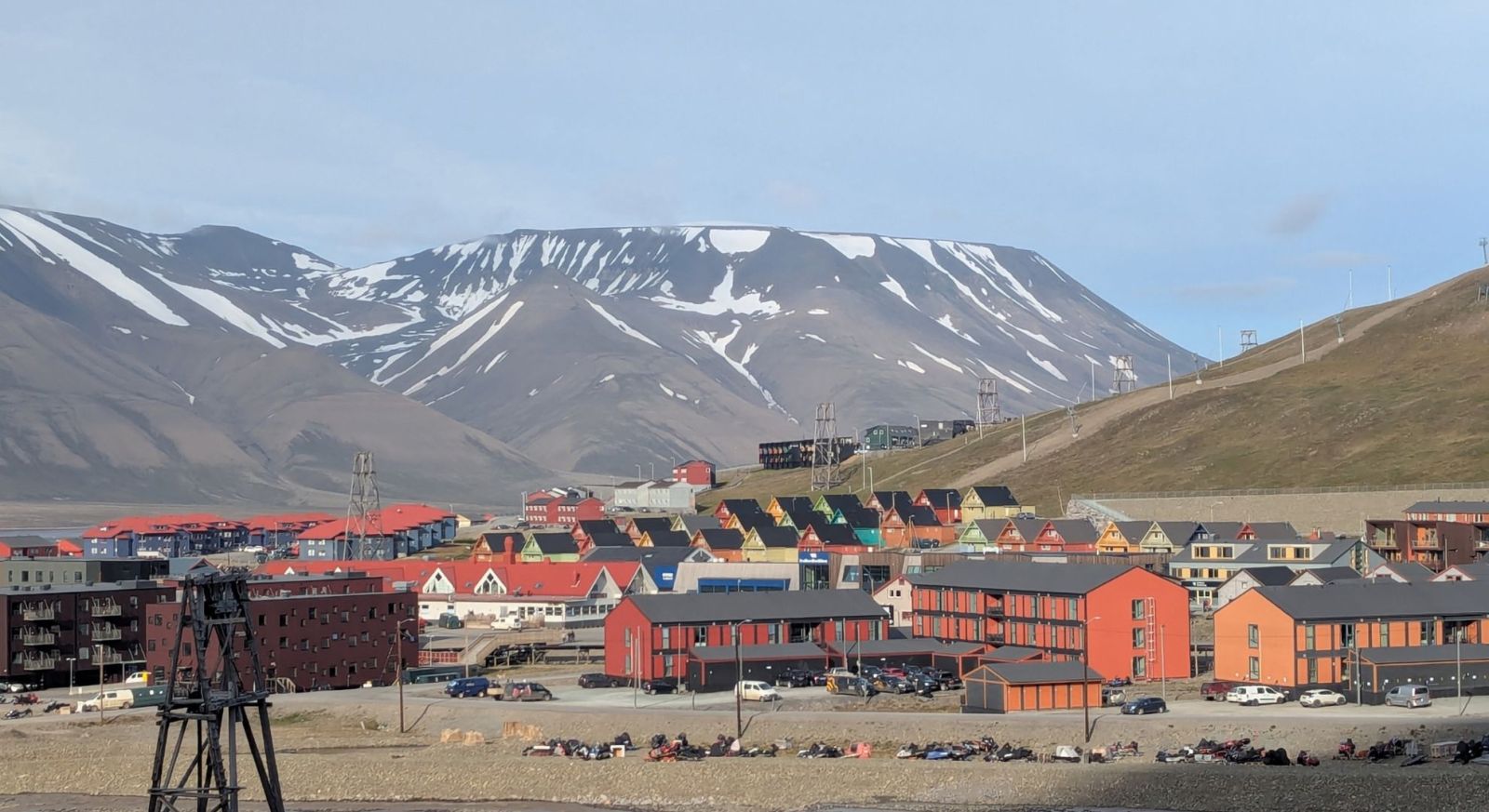 Colourful houses of Longyearbyen