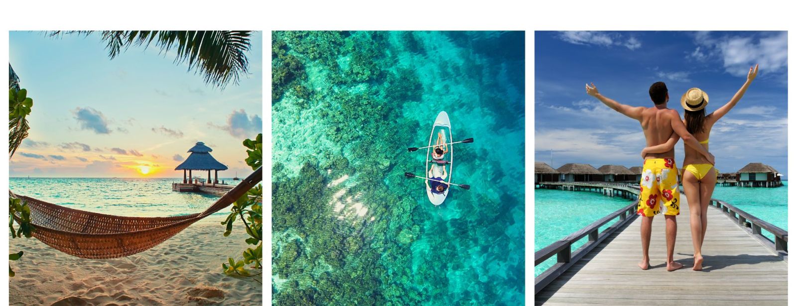Holiday To The Maldives. Hammocks, Paddle Boarding, Romantic