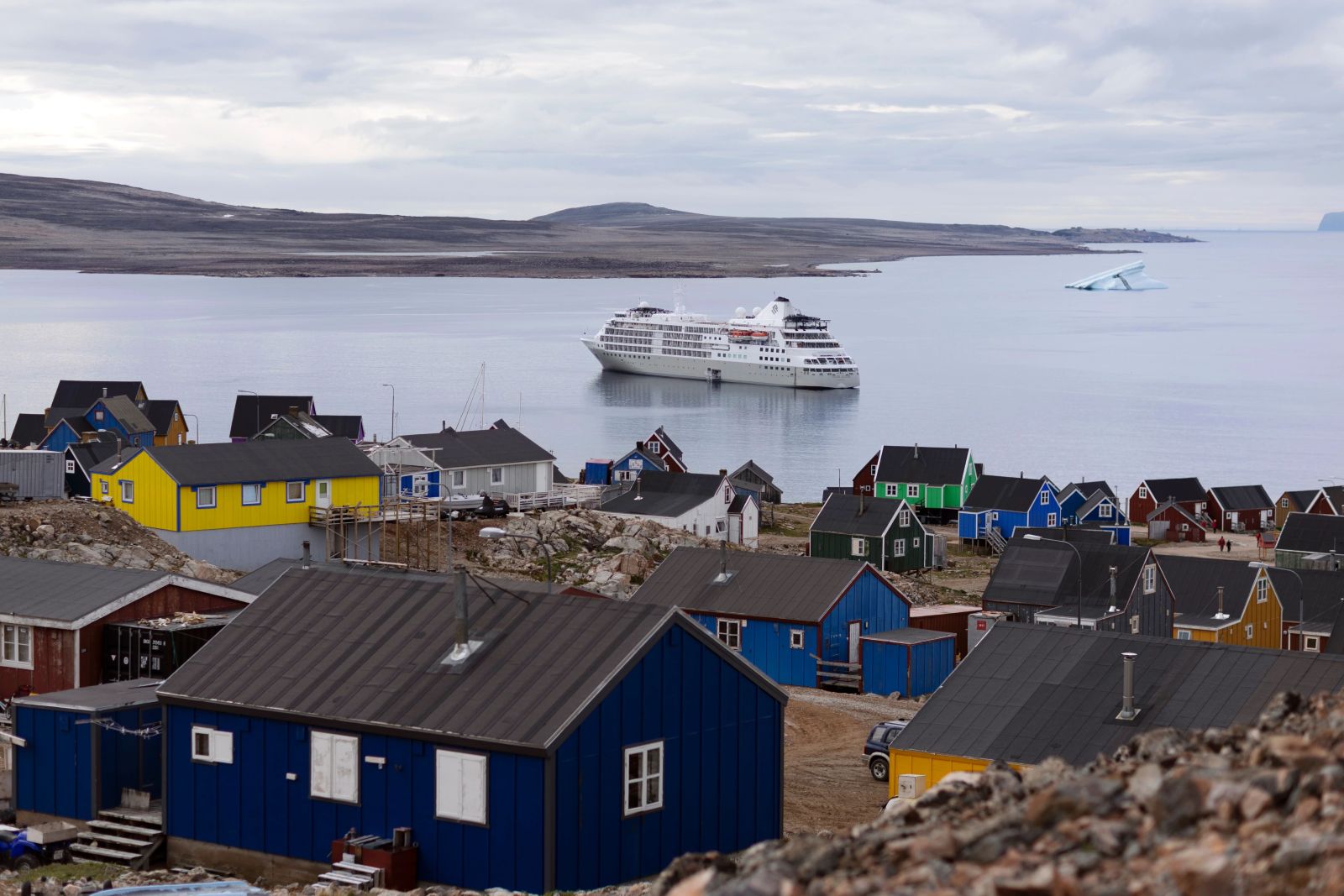 Ittoqqortoormiit in East Greenland on a Greenland expedition cruise