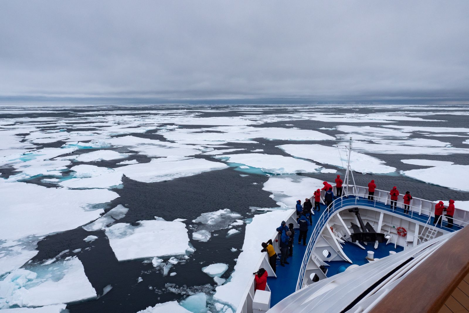 Expedition cruising through the Svalbard archipelago