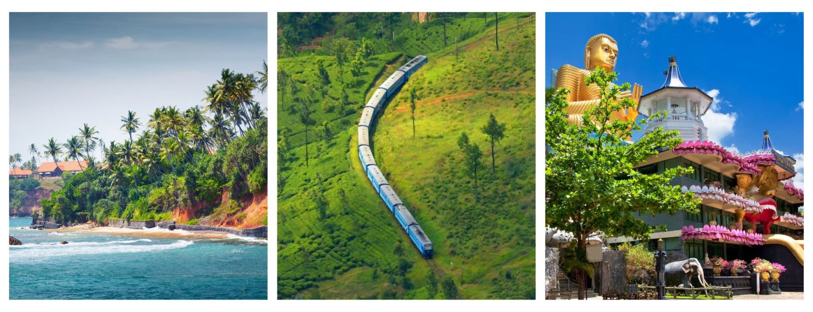 Sri Lanka Holidays. Beaches, Blue Train & Temples