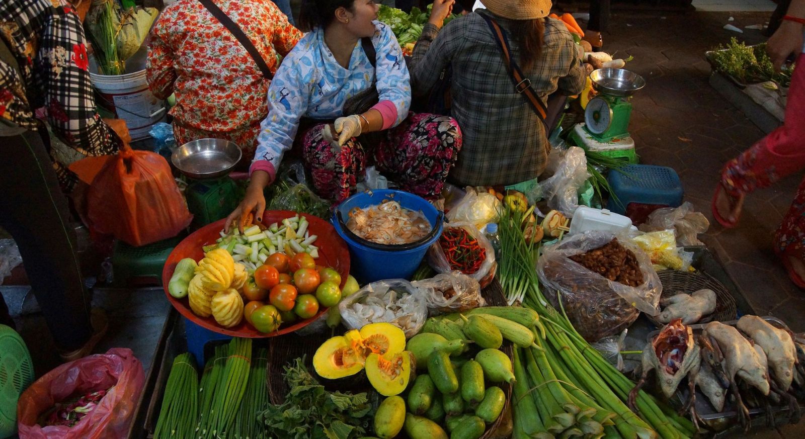Cambodia Holidays. Siem Reap Markets