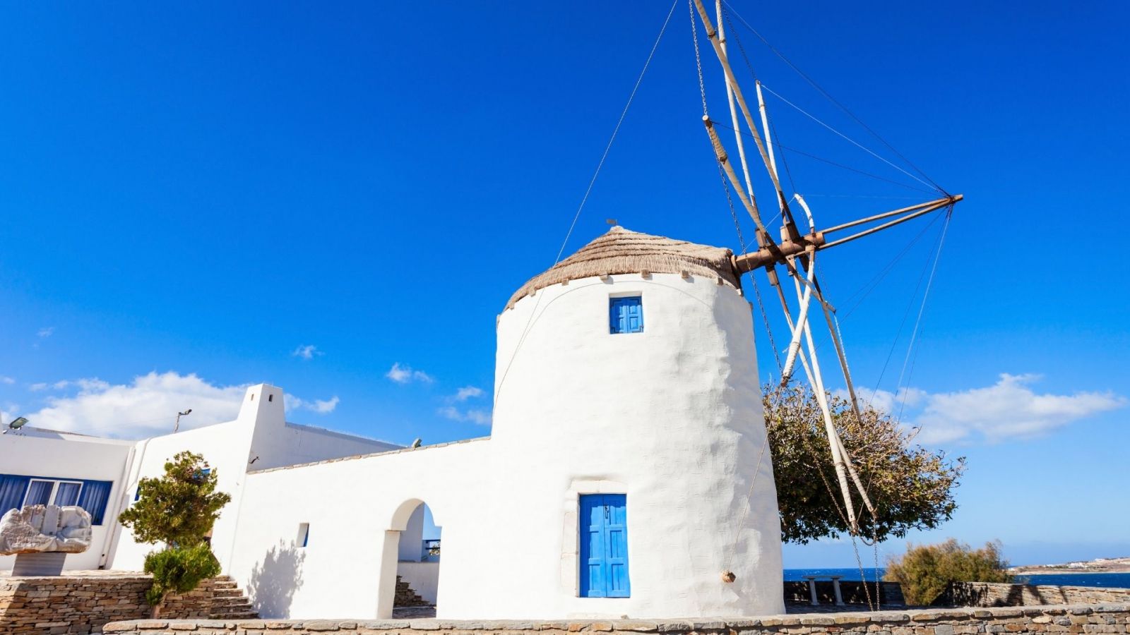 Holiday To Naxos. Historical windmills
