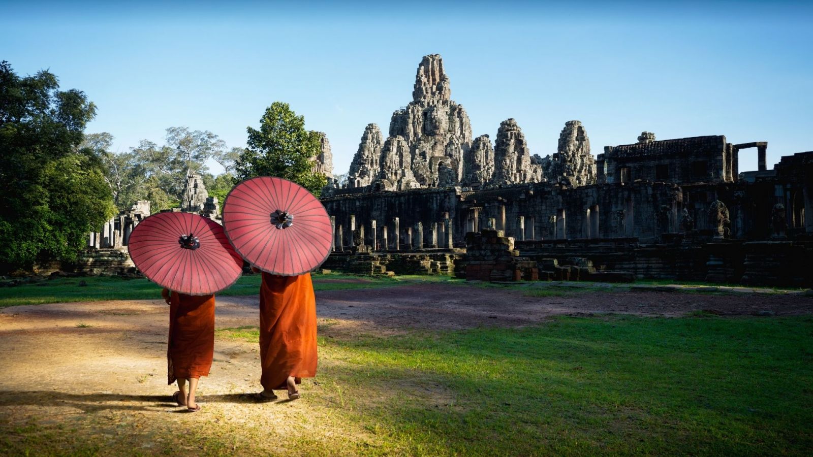 Holiday To Asia. Cambodia Monks