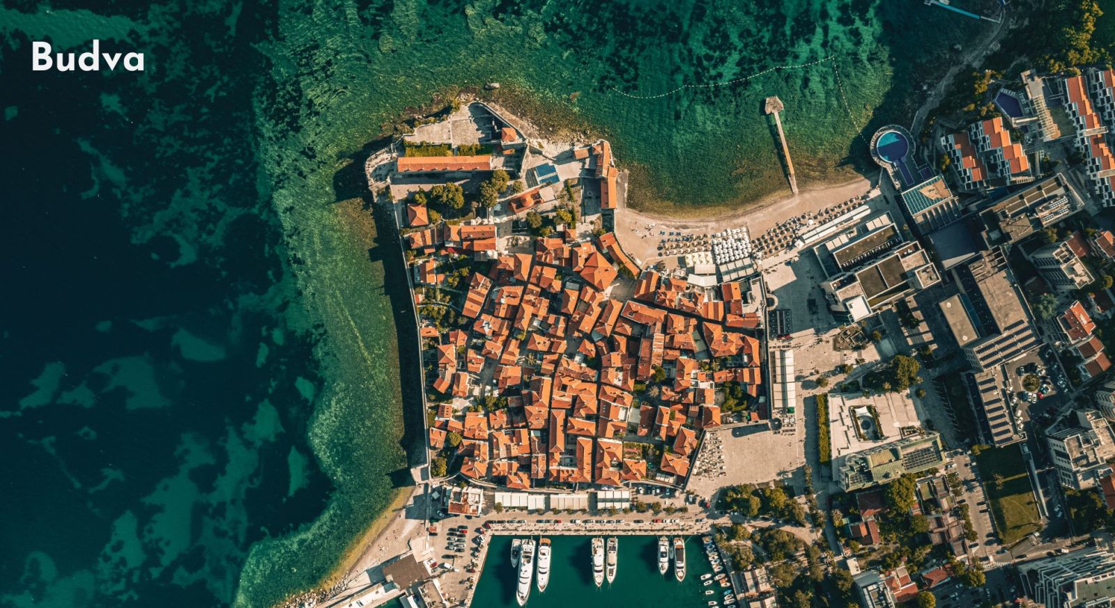 Budva. Montenegro Old Town.