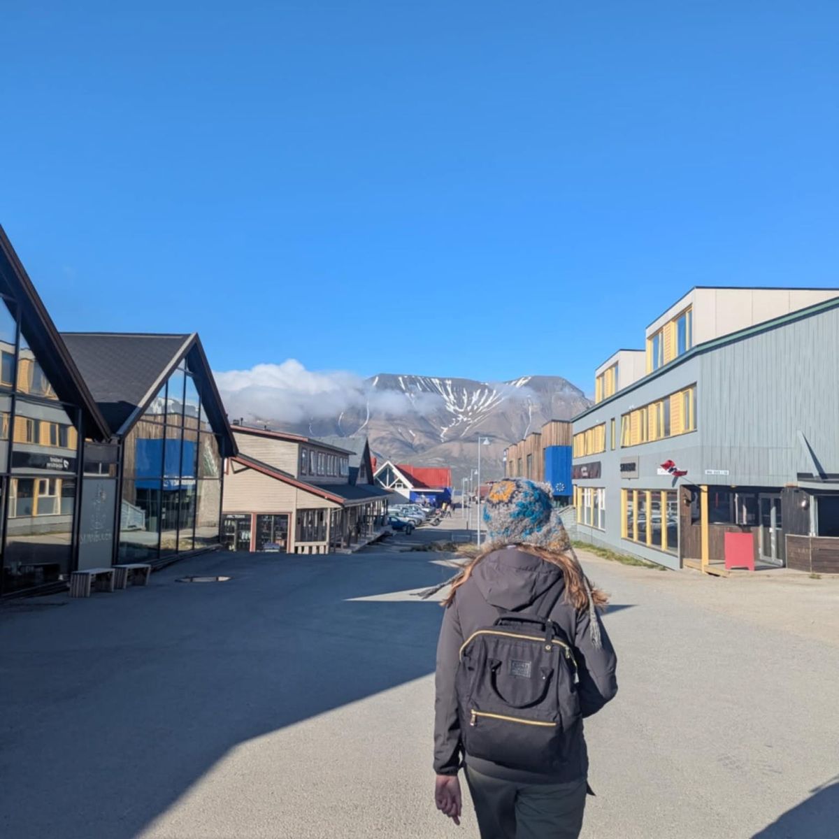 Main street in Longyearbyen